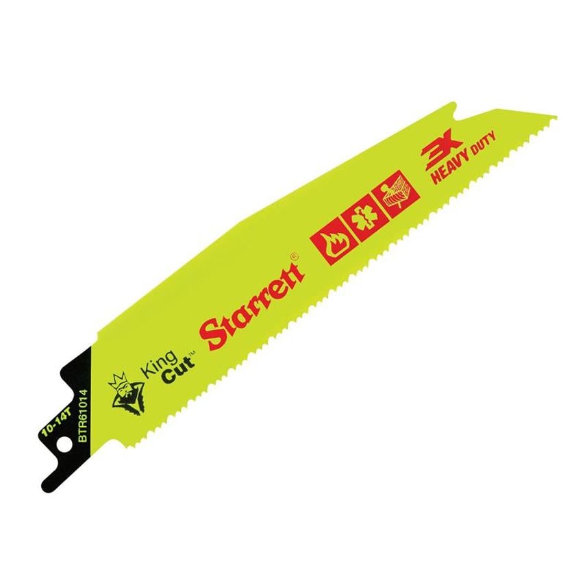 BTR61014-5 Bi-Metal King Cut Demolition Blade 152mm 10-14 TPI (Pack 5) STRBTR610145