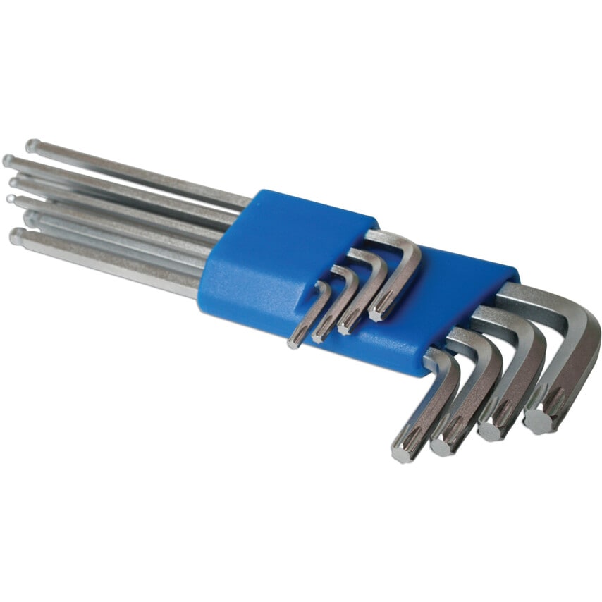 Ball-Ended Hex & Star Key Set 8PC - LSR6034180T
