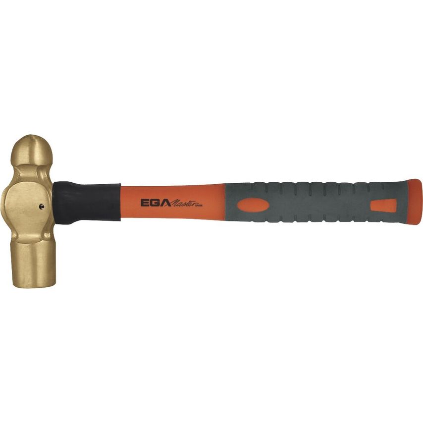 Ball Pein Hammer 1130 GR Fiberglass Handle Non Sparking Brass 72787