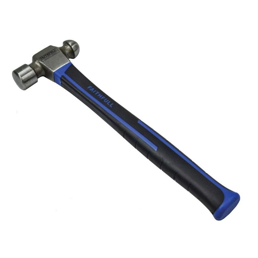 Ball Pein Hammer Fibreglass Shaft 454g (16oz) FAIBPH16FG
