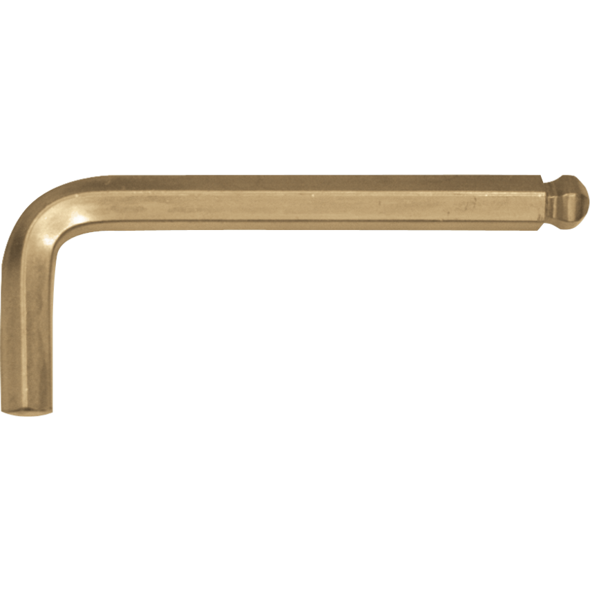 Ballpoint Hexagonal Key Wrench 10mm Non Sparking Cu-Be
