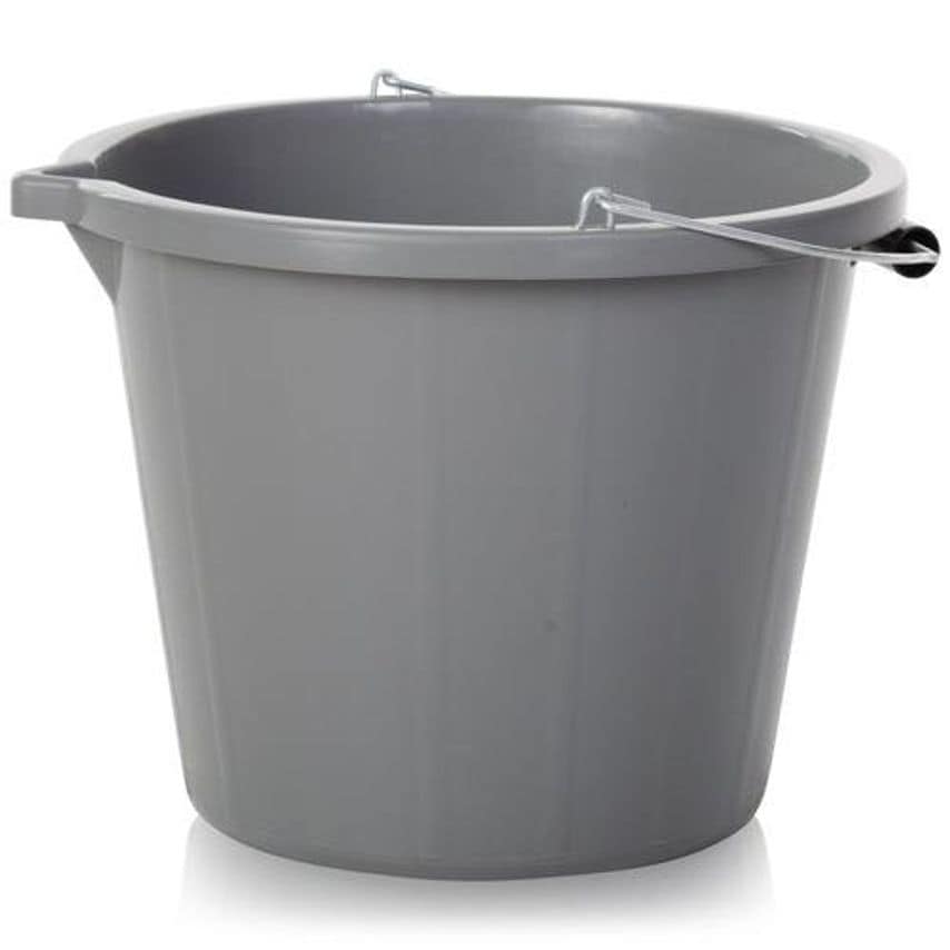 Bam Grey Bucket 10L - NWT5273
