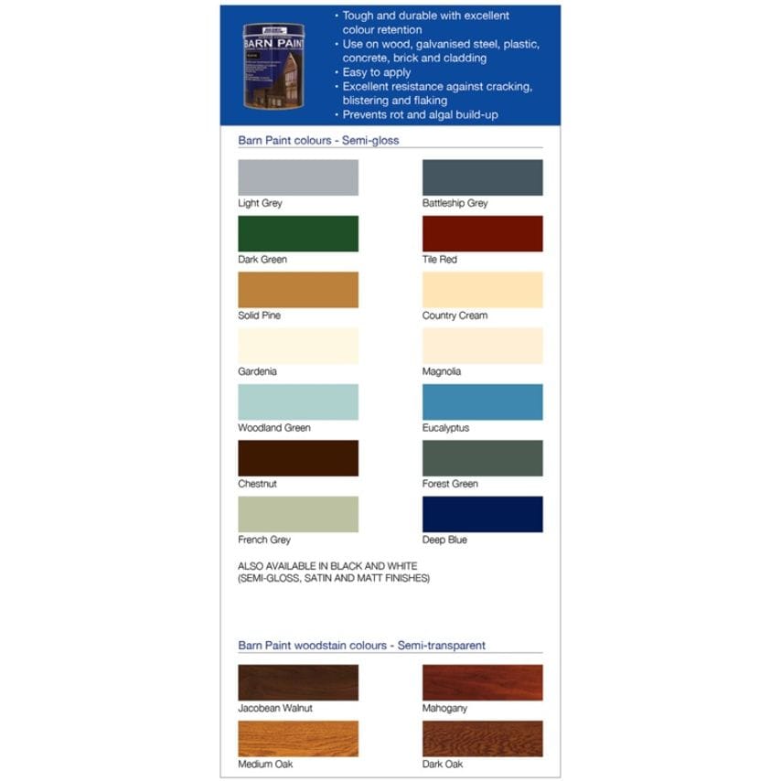 Barn Paint 2.5L White