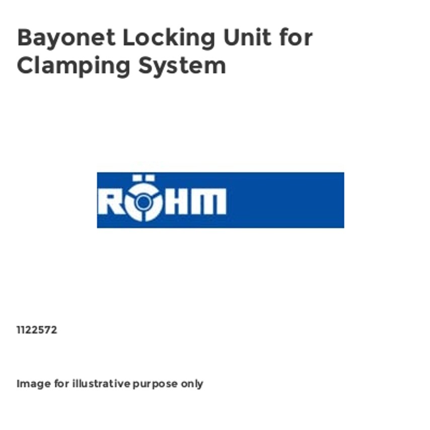 Bayonet Locking Unit for Clamping System