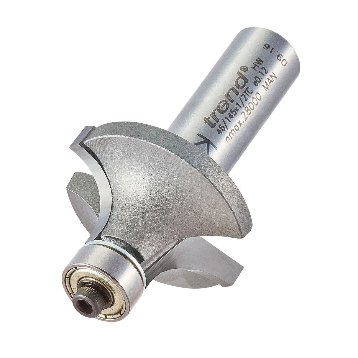 Bearing Guided Ovolo Cutter 11.1mm Radius - 46/145X1/2TC