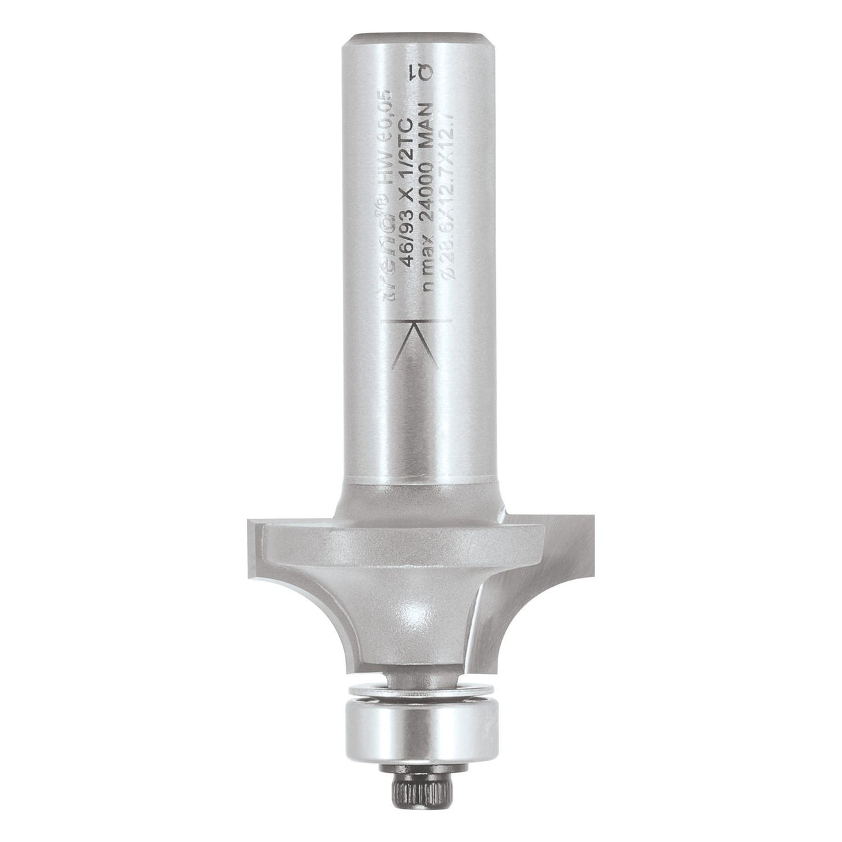 Bearing Guided Ovolo Cutter 7.9mm Radius - 46/93X1/2TC