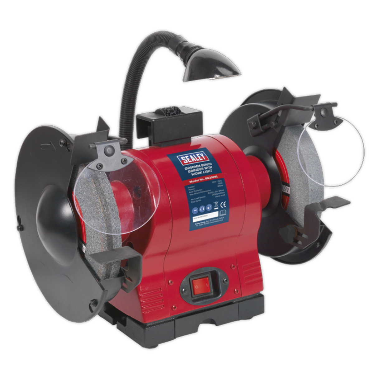Bench Grinder 200MM with Work Light 550W/230V