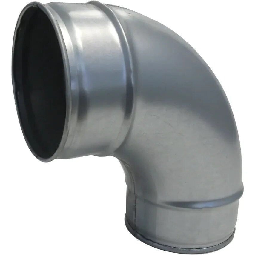 Bend 90 Degree 125mm Galvanised