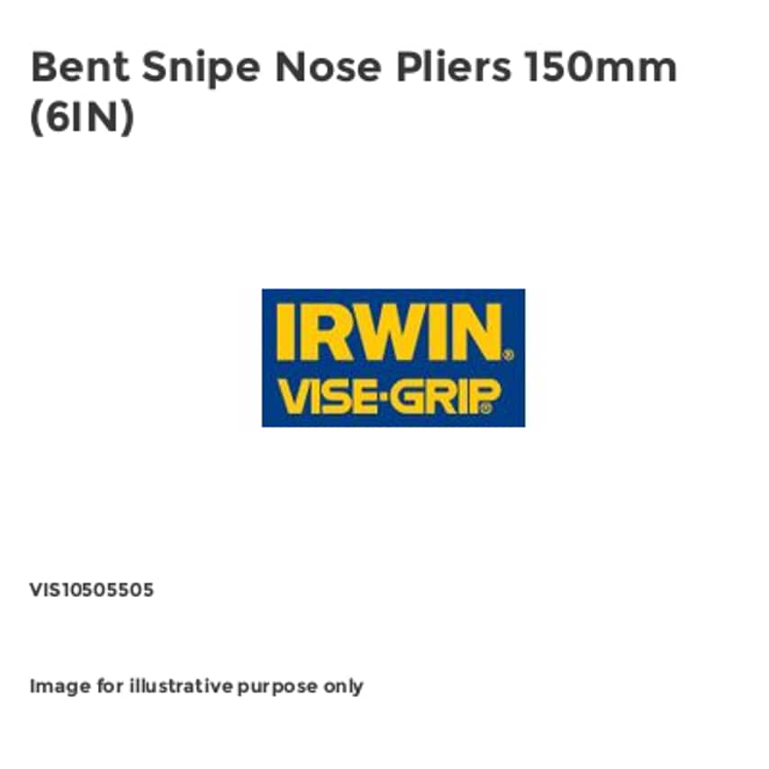 Bent Snipe Nose Pliers 150mm (6IN) VIS10505505