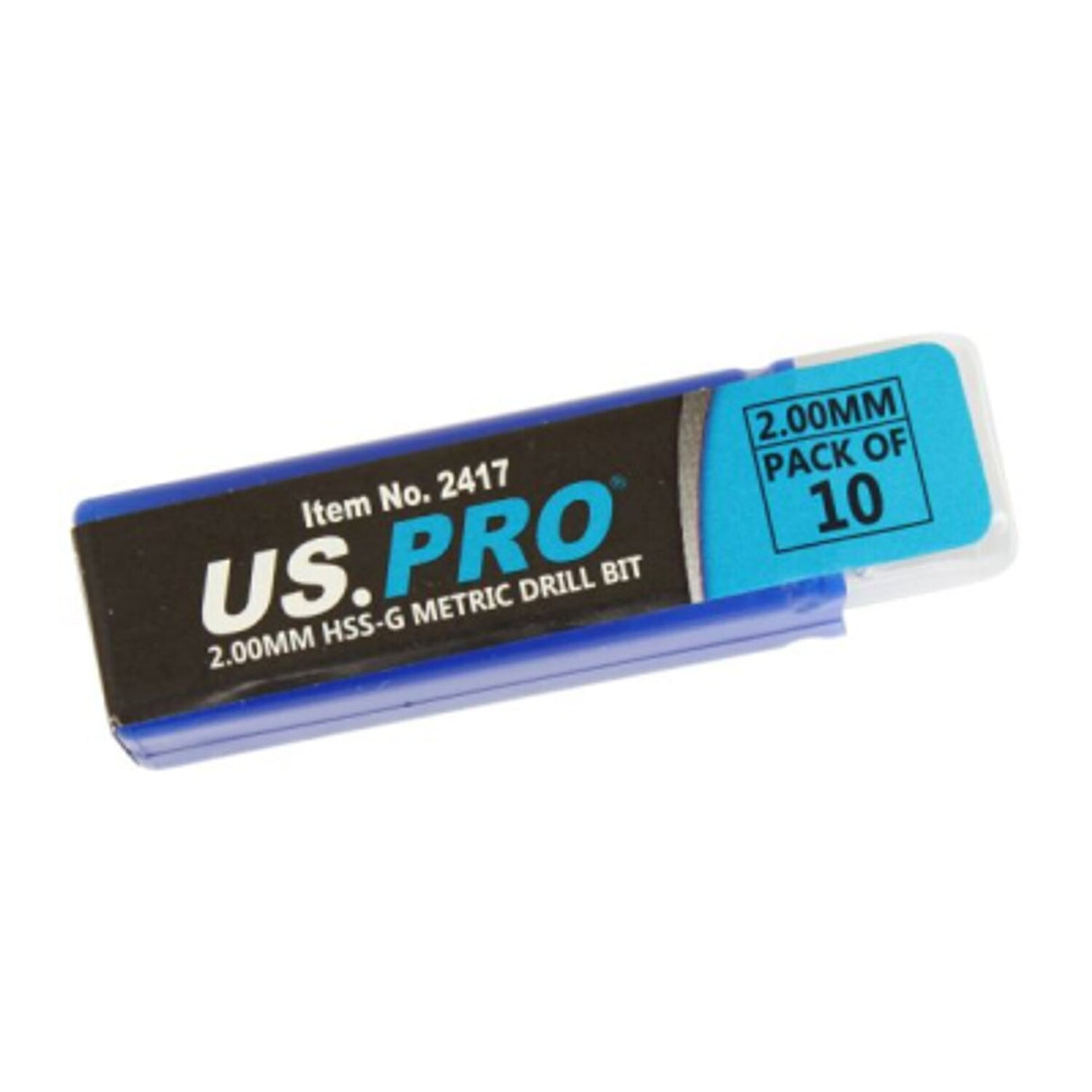 Bergen 2mm HSS Metric Ground Drill Bit (Pack of 10)