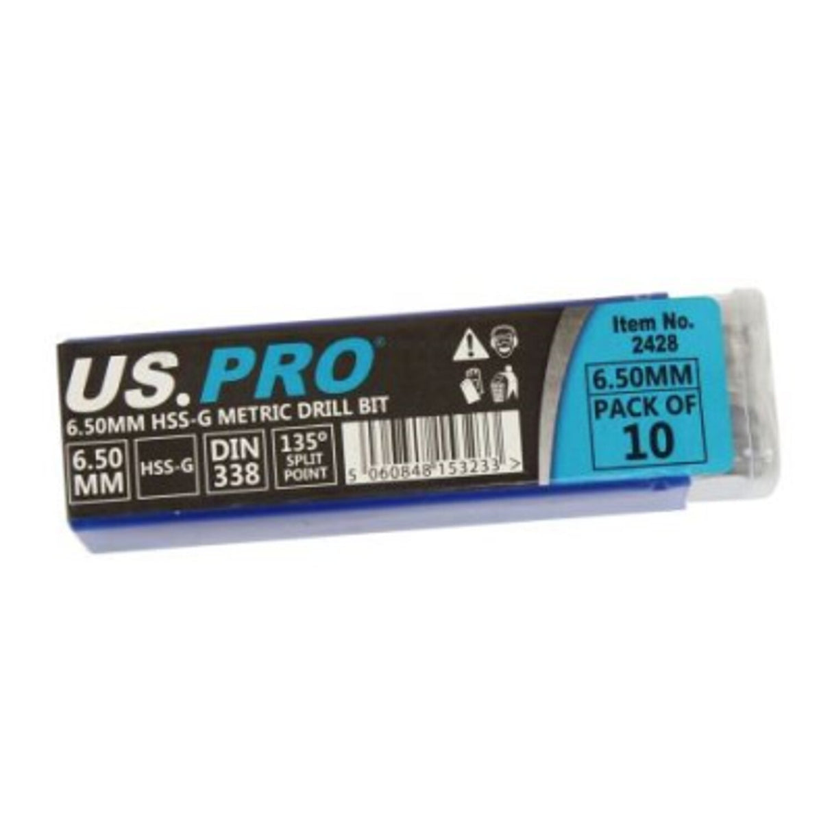 Bergen 6.5mm HSS Metric Ground Drill Bit (Pack of 10)