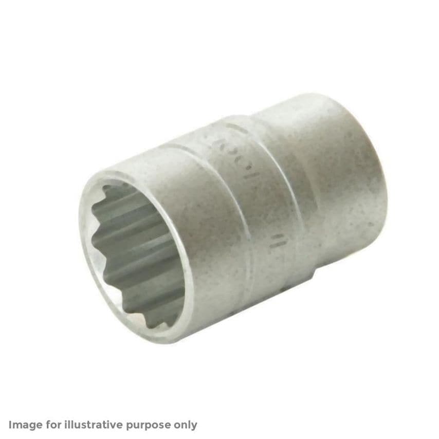 Bi-Hexagon Socket 12-Point Regular A/F 1/2in Drive 1.1/16in TENM120134