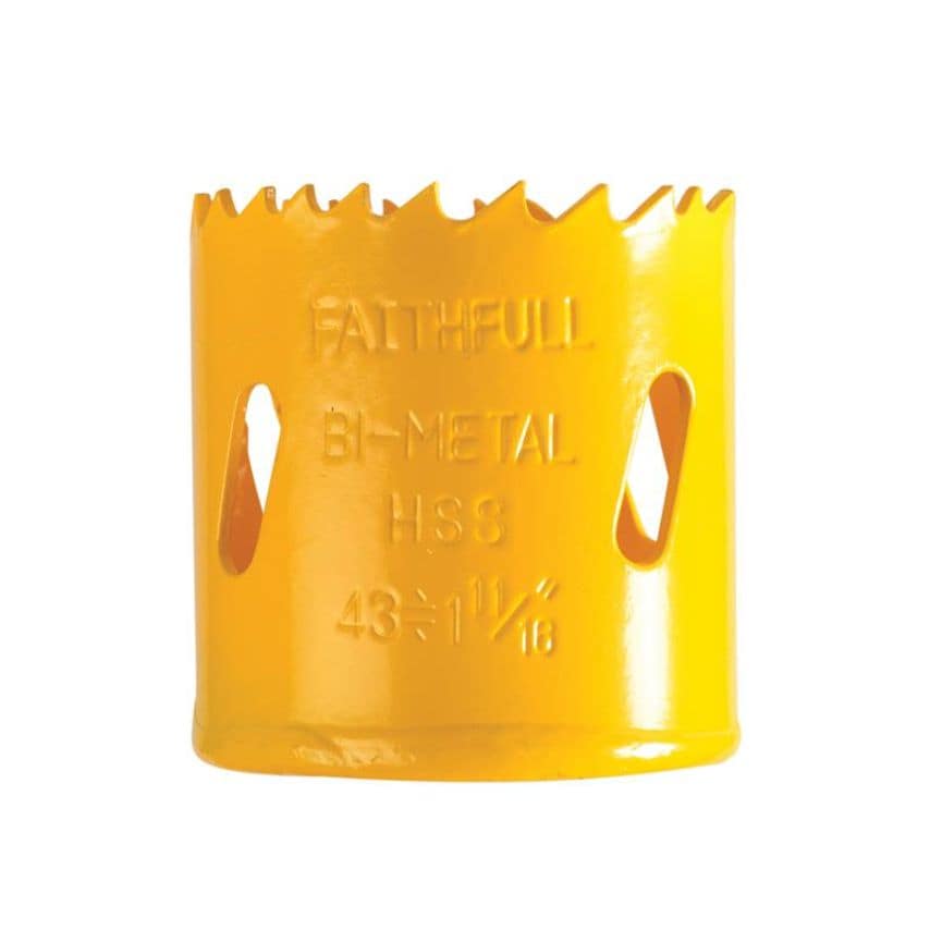 Bi-Metal Cobalt Holesaw 43mm FAIHSVP43