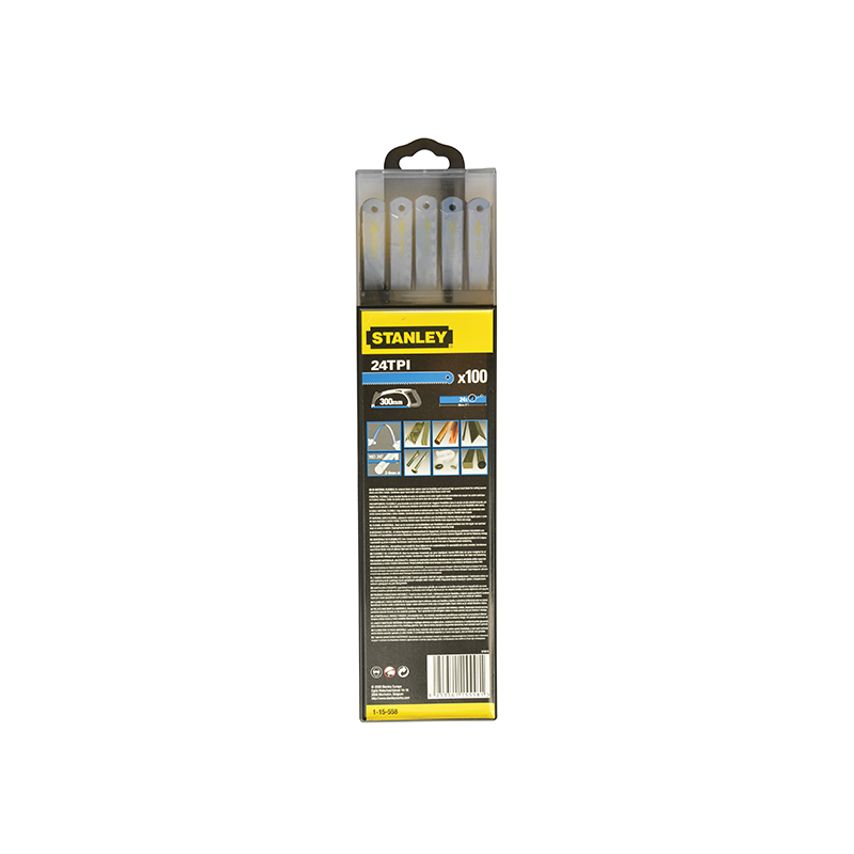 Bi-Metal Hacksaw Blade 300mm (12in) x 24 TPI Pack 100 STA115558