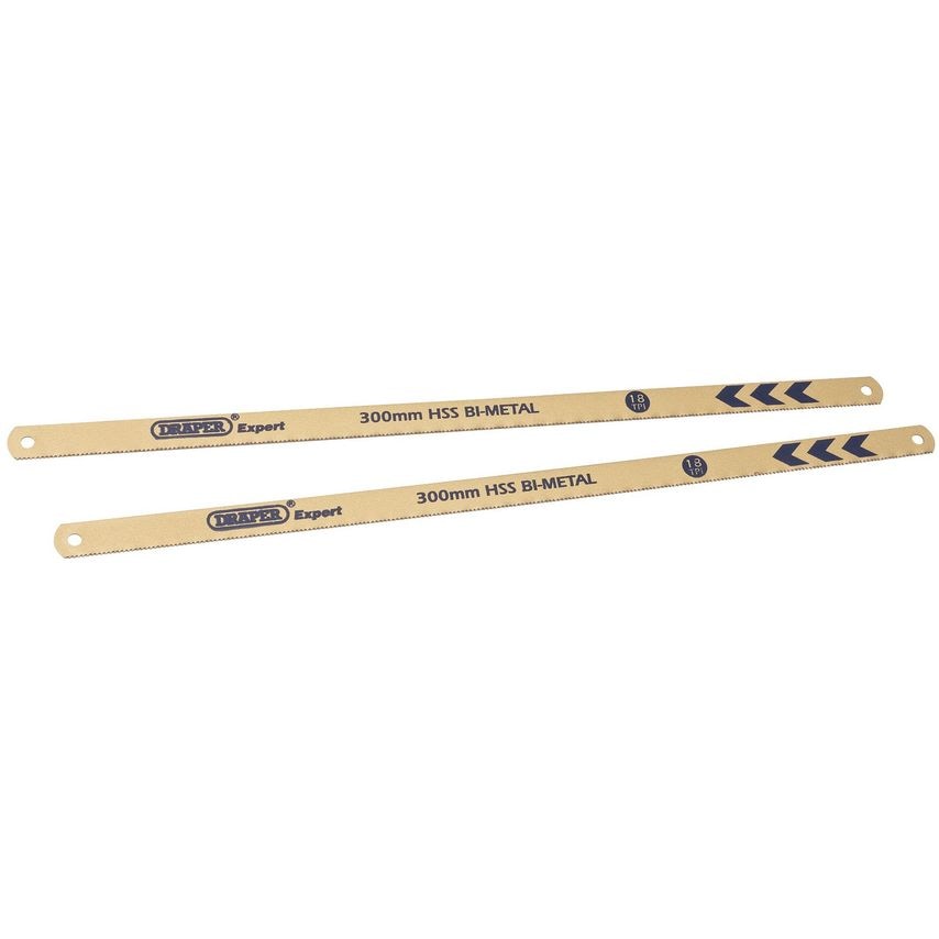 Bi-Metal Hacksaw Blades 2x300mm 18TPI