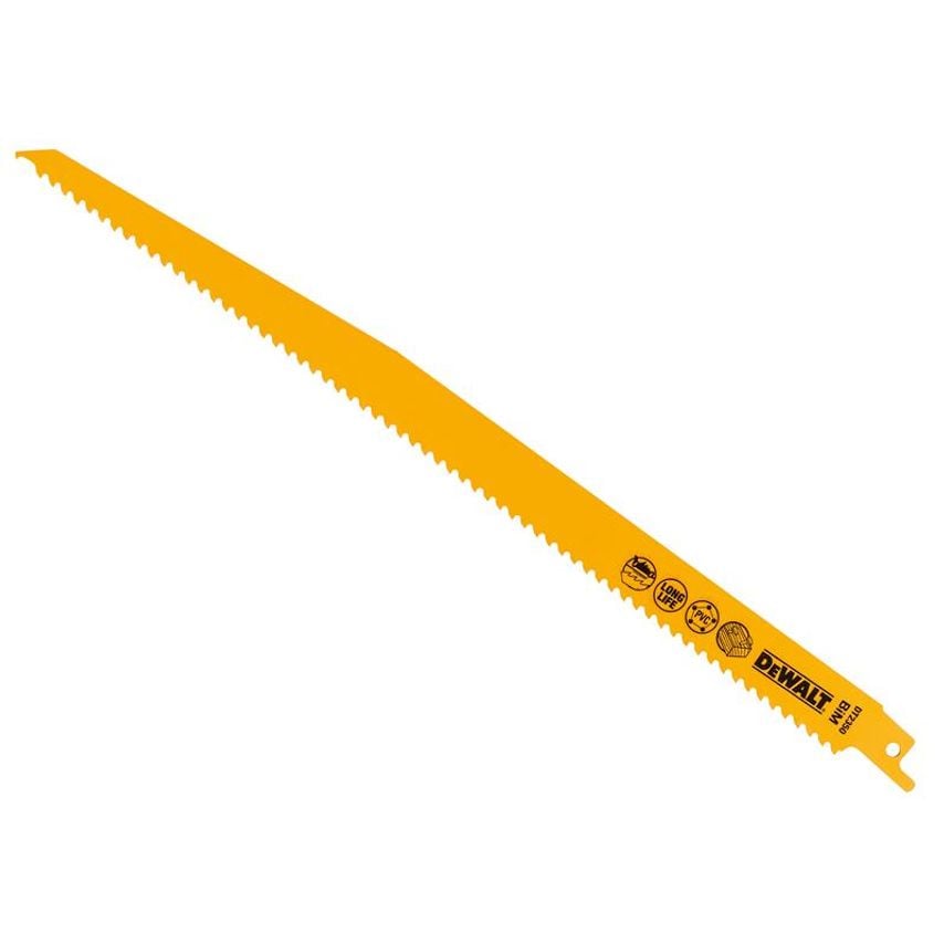 Bi-Metal Reciprocating Blade for Wood with Nails 305mm (Pack 5) DEWDT2350QZ