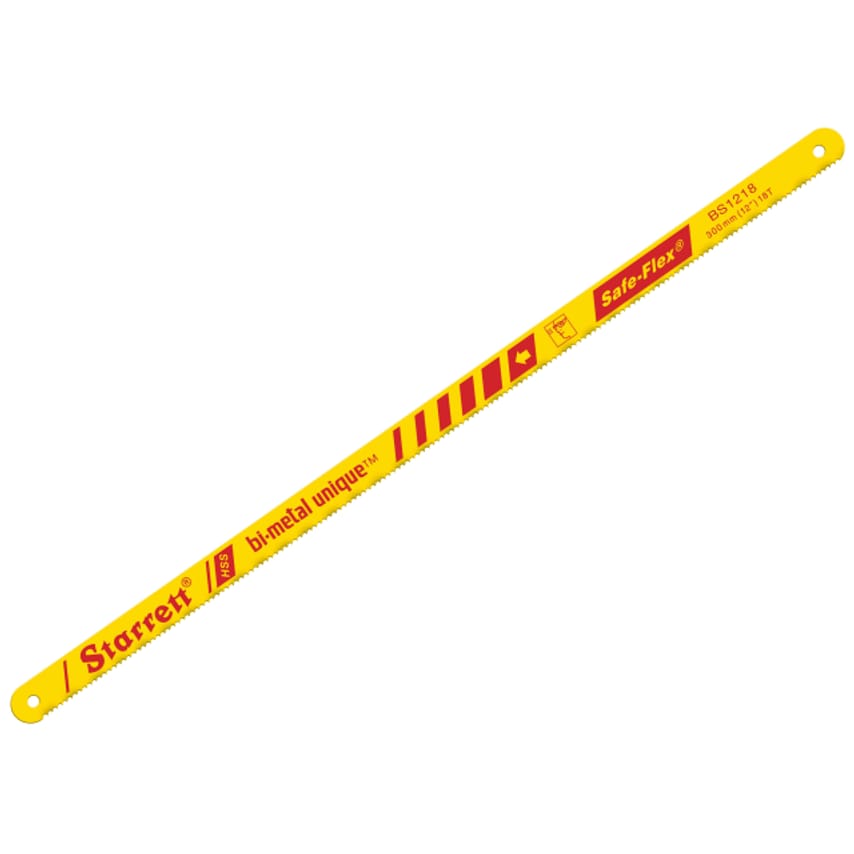 Bi-Metal Unique Safe-Flex Hacksaw Blade 300mm(12") x 18 TPI - Pack of 2