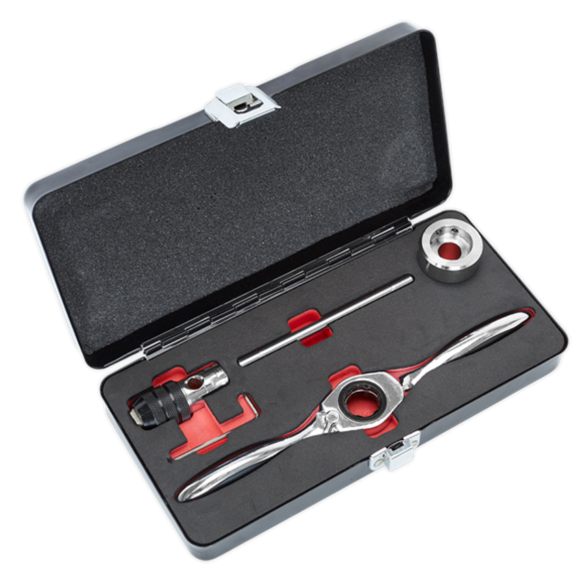 Bi-directional Ratchet Tap & Die Holder Set 5PC