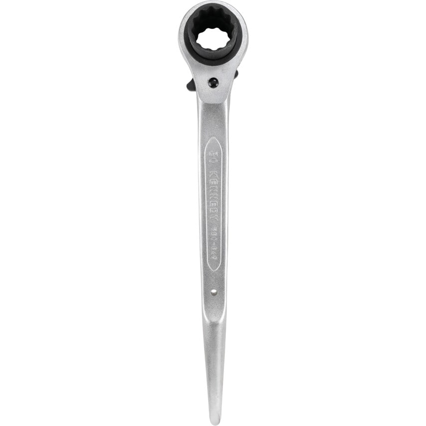 Bi-hexagon Ratchet Podger Spanner, Chrome Vanadium Steel, mm Length, 30mm x 32mm