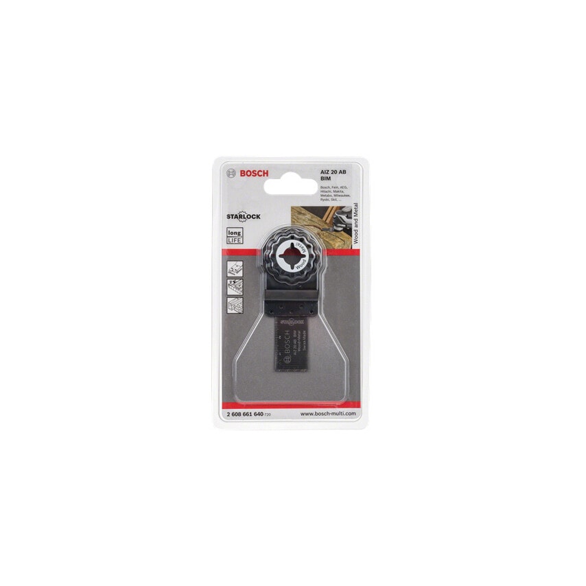 Bim Plunge Cut Saw Blade Aiz 20 AB Wood and Metal (2 608 661 640)