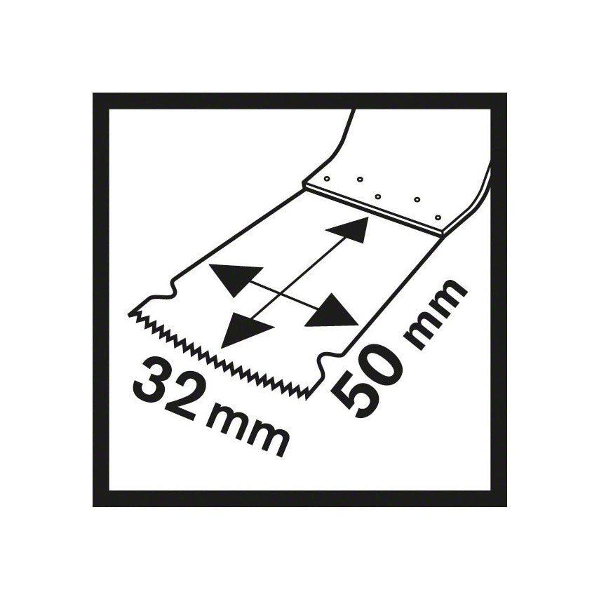 Bim Plunge-cut Starlock Multi-tool Blade Aii 65 Apb for Wood & Metal (2 608 661 901)