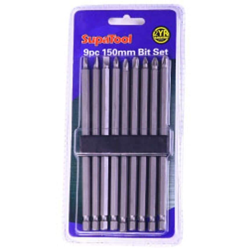 Bit Set 150mm 9 Piece