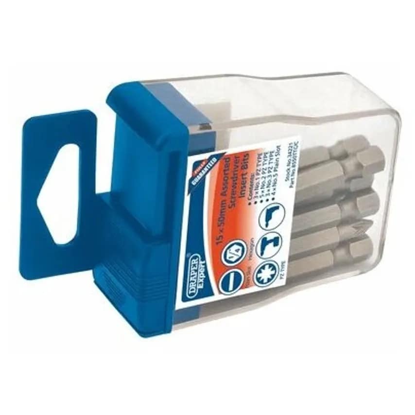 Bit Set Assorted 15 Piece 50mm - 34221