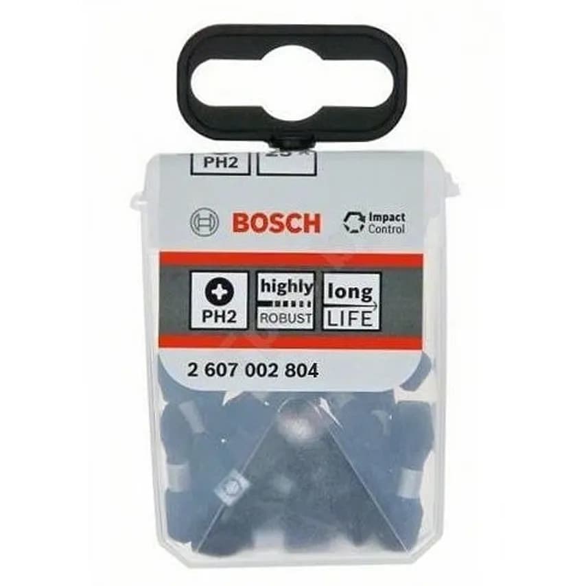 Bit Set Screwdriver Impact Control 25 Piece PZ2 Tictac Box