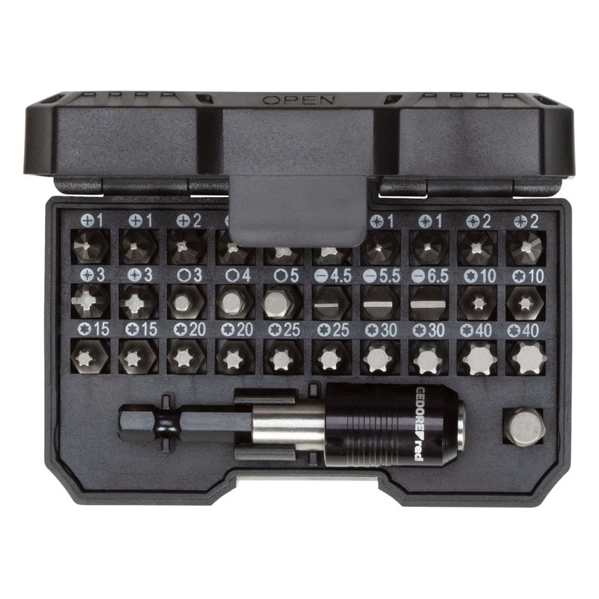 Bit box 1/4 SL+PH+PZ+TX+hex. 32pcs