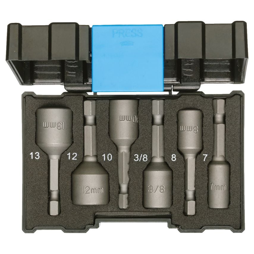 Bit box Nut setter 6 pieces