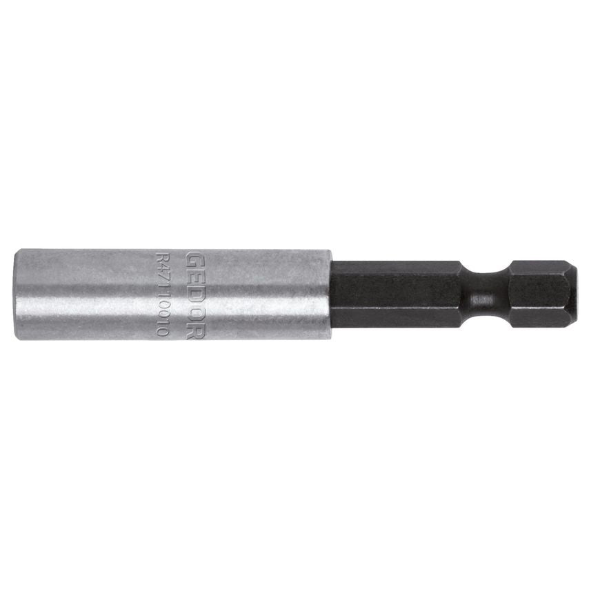 Bit holder 1/4 x 1/4 hex. magn. l.60mm