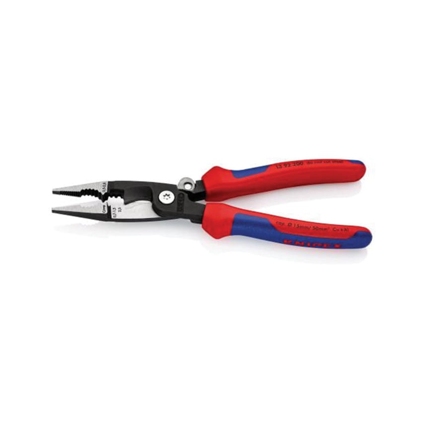 Black Atramentised Electrical Installation Plier 200mm