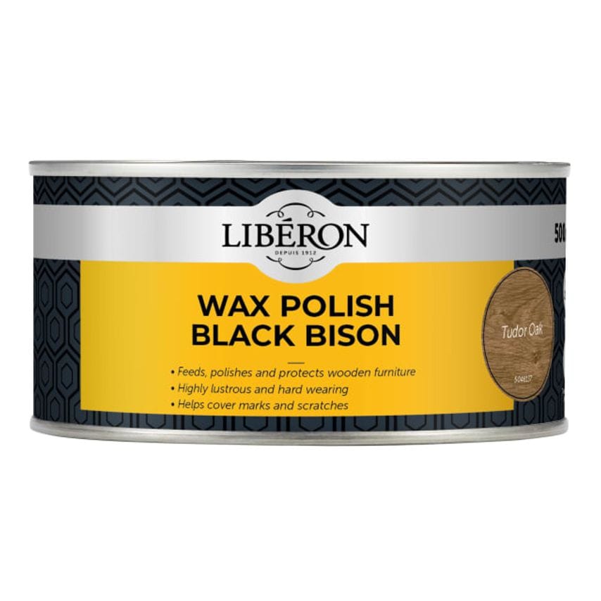 Black Bison Wax Paste Tudor Oak - 500ml
