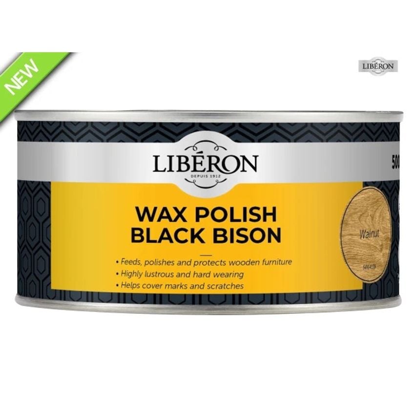 Black Bison Wax Paste Walnut 500ml