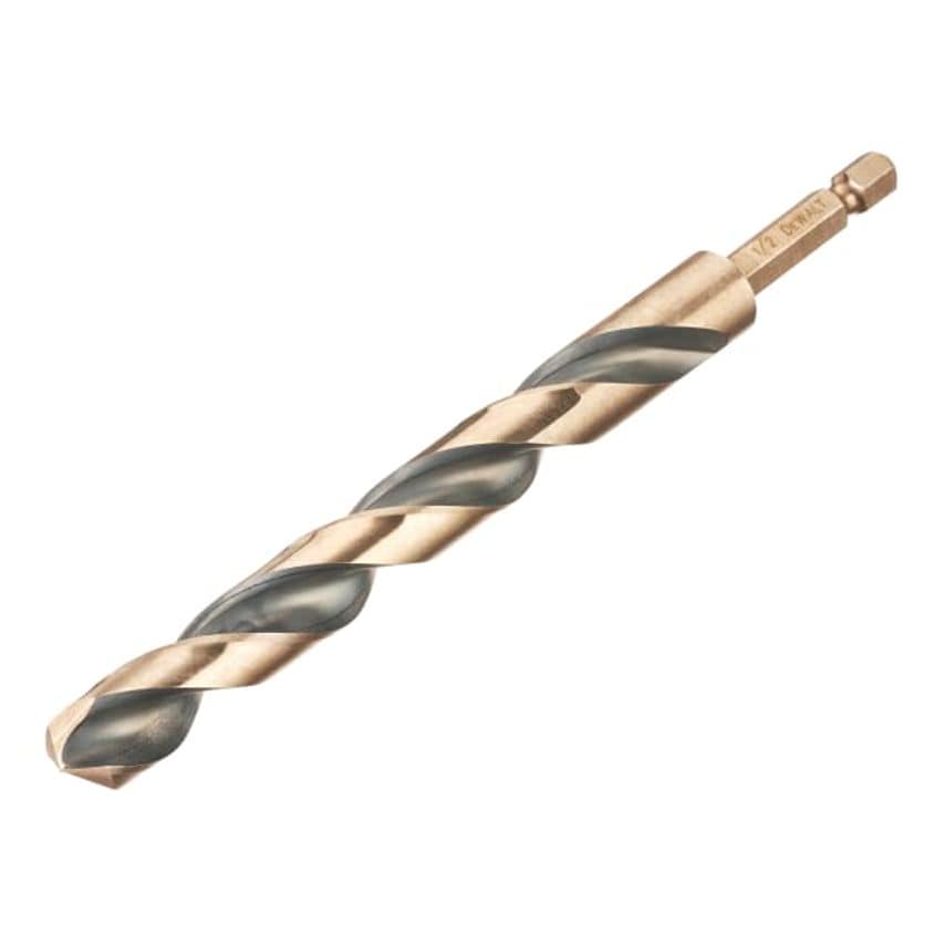 Black and Gold Hex HSS-G Drill Bit 12.0mm