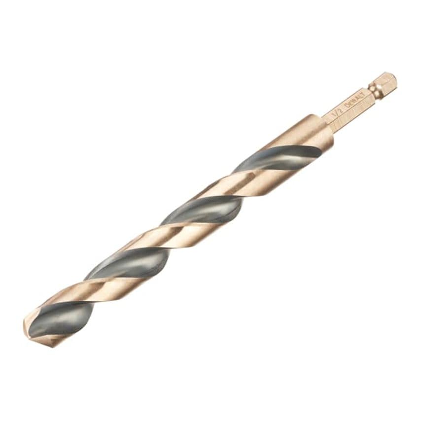 Black and Gold Hex HSS-G Drill Bit 13.0mm