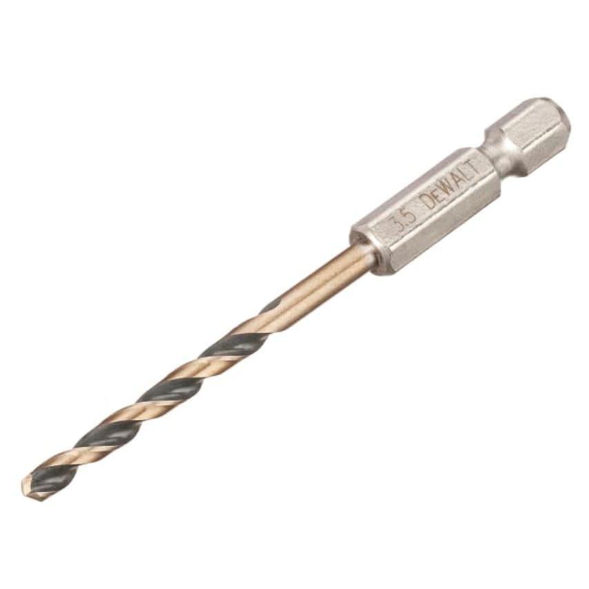 Black and Gold Hex HSS-G Drill Bit 3.5mm