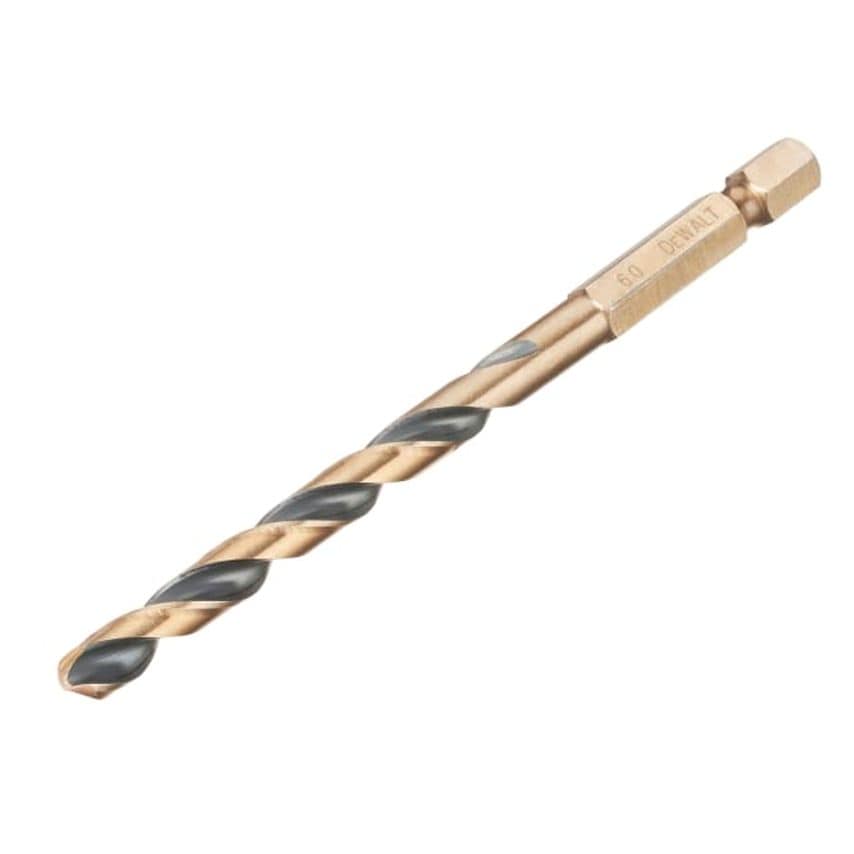 Black and Gold Hex HSS-G Drill Bit 6.0mm