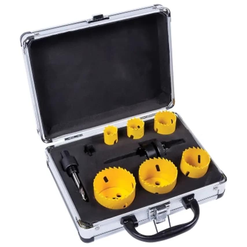 Blade Holesaw Variable Pitch Bi-Metal HSS 9 Piece Set