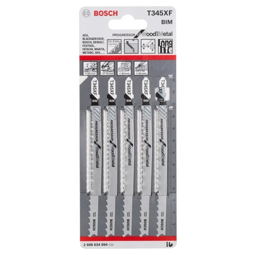 Blade T345 x F Universal Progressor 5 132mm Bi-Metal Piece