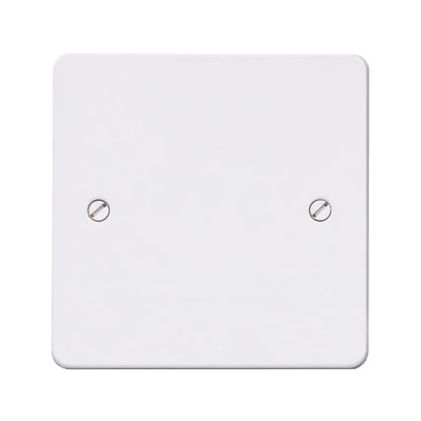 Blanking Plate 1G 86 x 86mm White