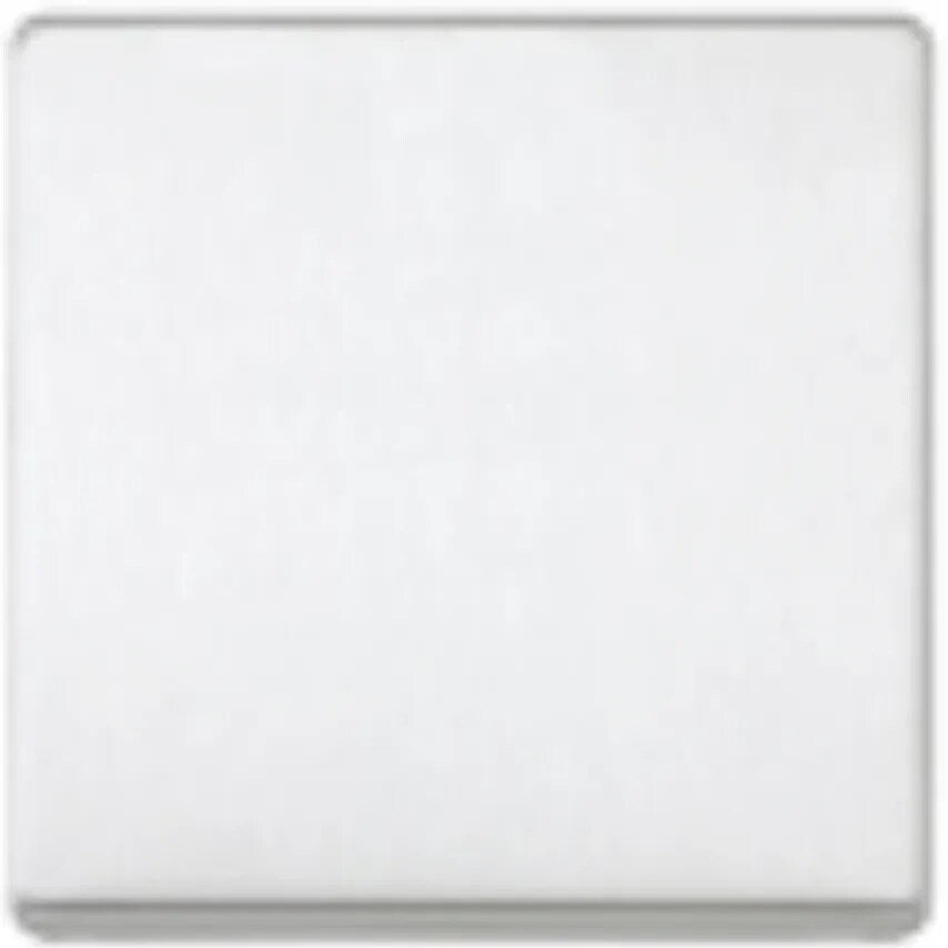 Blanking Plate 1 Gang 86 x 86mm Lacquered Brushed Stainless Steel
