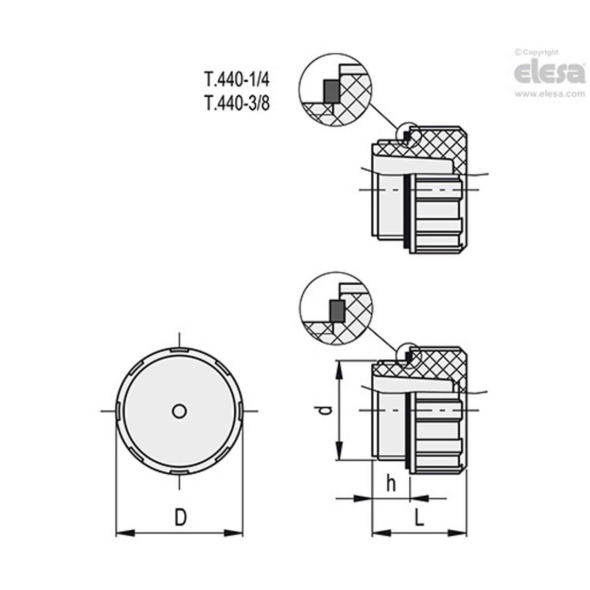 Blanking plug-T.440-3/8