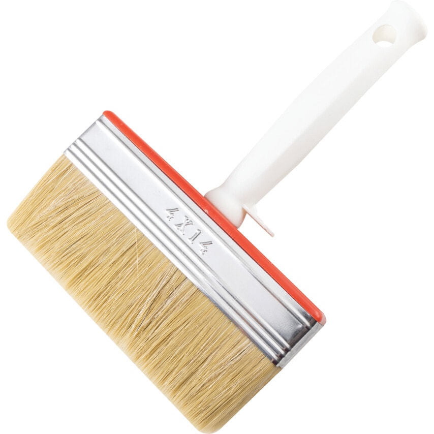 Block Paste Brush, Nylon Bristle, 3/4in