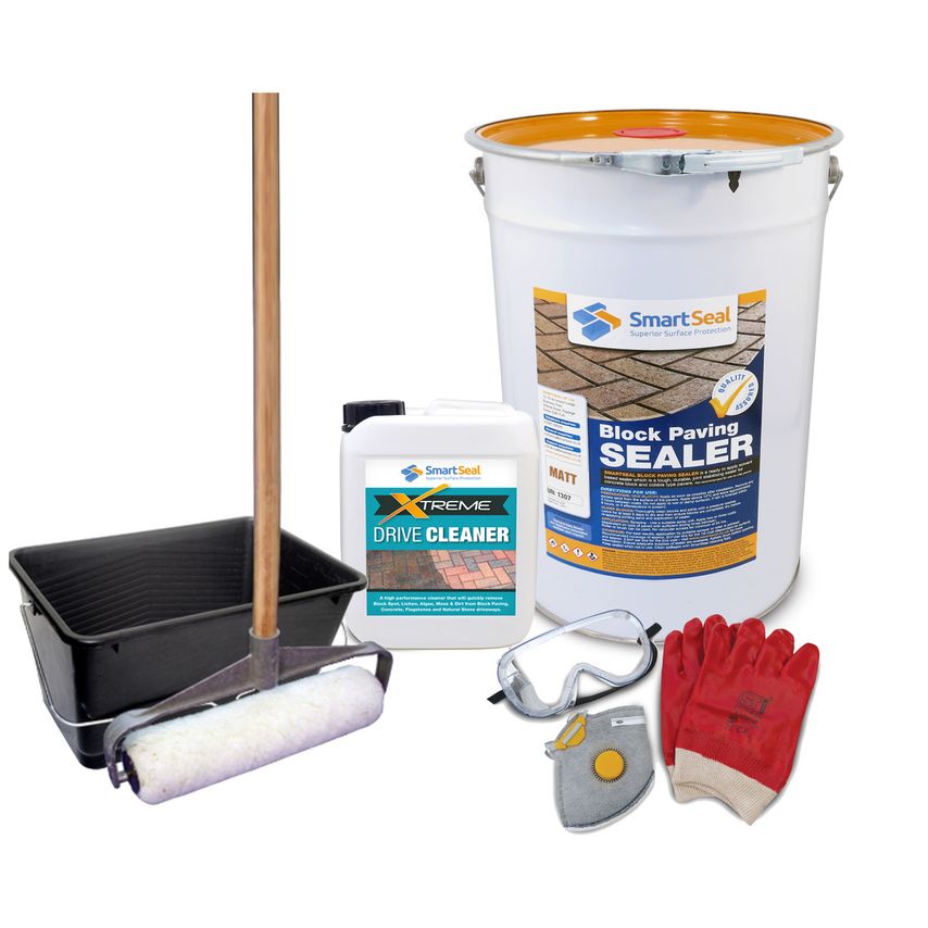 Block Paving Matte DIY Bundle 30m 2 Size Pack of 4