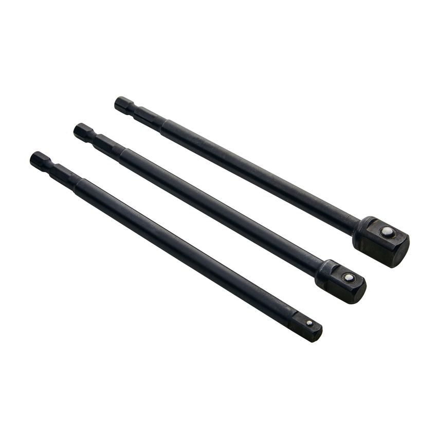 Blue Spot Tools 3 PCE 150mm (6") Impact Socket Adaptor (1/4"-3/8"-1/2")