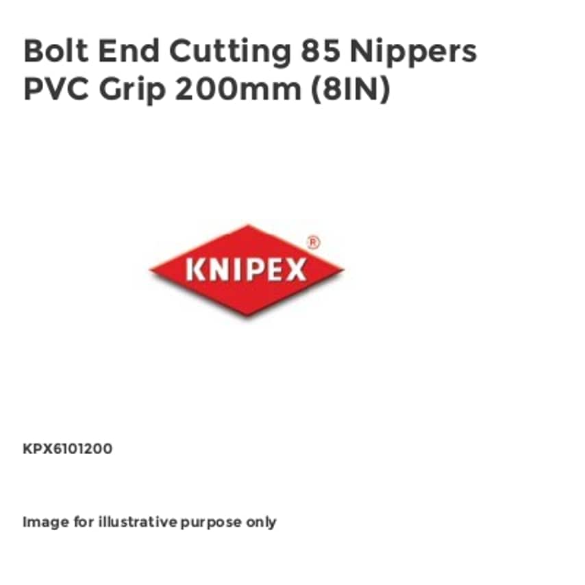 Bolt End Cutting 85 Nippers PVC Grip 200mm (8IN) KPX6101200