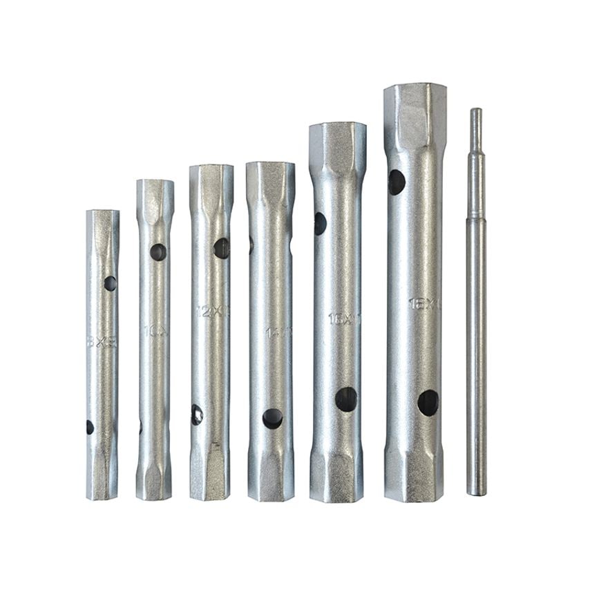 Box Spanner Set + Tommy Bar 6 Piece 8-19mm FAISPBOXSET6