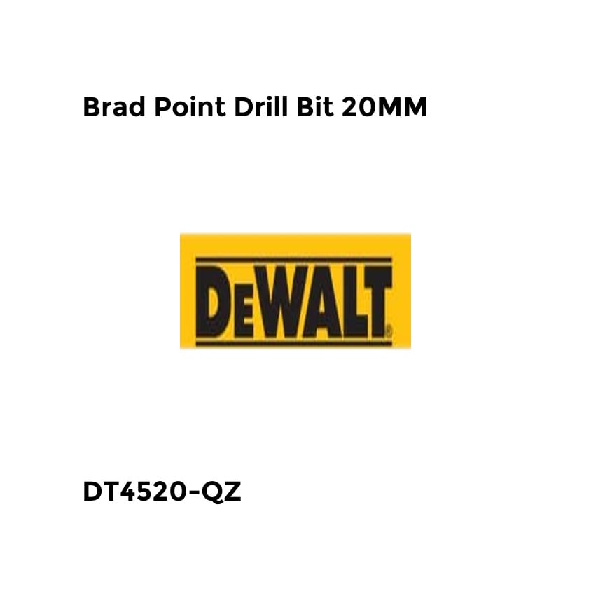 Brad Point Drill Bit 20mm DEWDT4520QZ