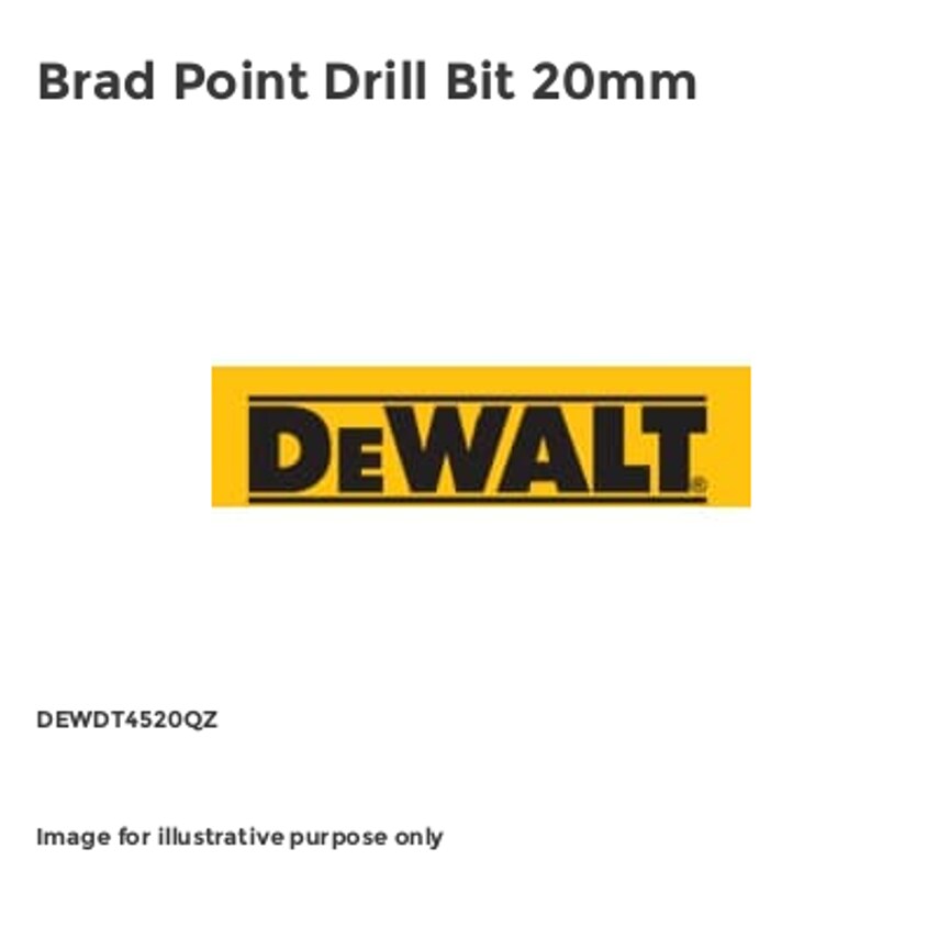 Brad Point Drill Bit 20mm